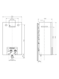 Chauffe-eau atmoMAG144/1G gaz propane