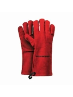 Handschuhe Leder rot Grösse 8 (Paar)