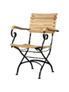 Fauteuil pliant FLORENCE avec accoudoir Holzart:Teak (Tectona grandis) Herkunft: Brasilien